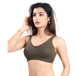 AURA Soft Cotton Seamless Wire Free Bra